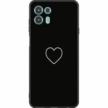 Motorola Edge 20 Lite Svart Skal Hjärta