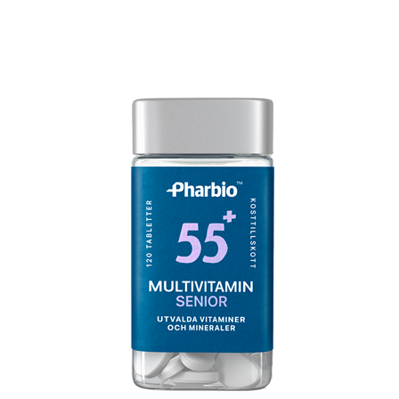 Pharbio Multivitamin Senior 120 tabletter zink