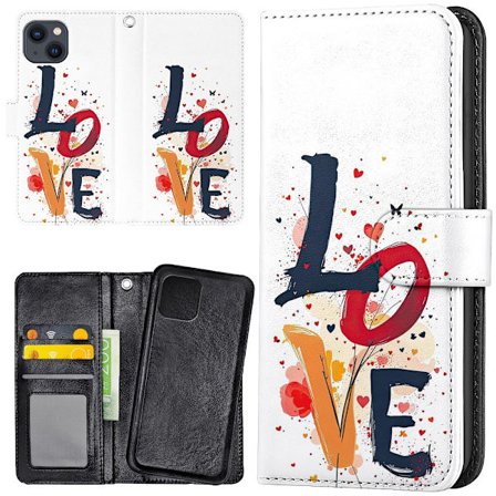 iPhone 14/15 Plus - Lompakkokotelo/Kuoret Love