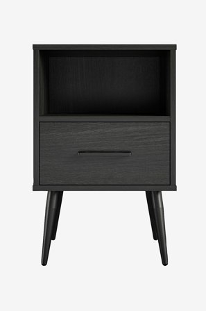 Dorel Home - Sidebord Wilson - Svart - Nattbord - Fra Homeroom