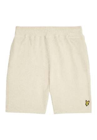 Lyle & Scott Towelling Short Shorts Herr Beige 164/170