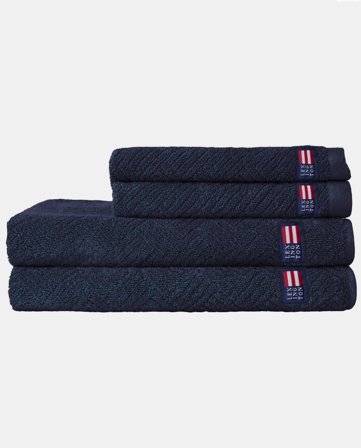 Lexington Herringbone towel dress blue