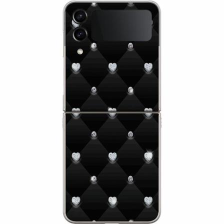 Samsung Galaxy Z Flip4 Premium Skal Diamant Hjärta