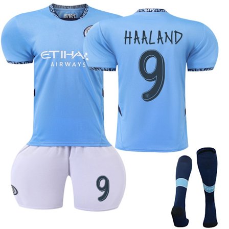 24-25 Haaland 9 Champions League Manchester City ny drakt barn og voksen treningstøy- Perfet-WELLNGS