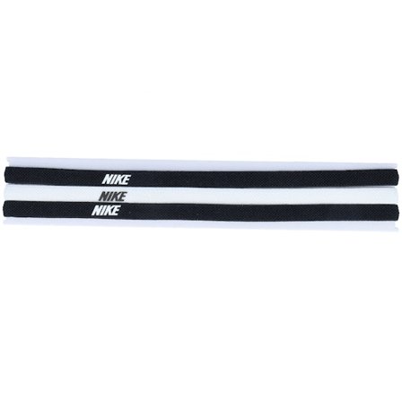 Nike - Wit headband Beanie - 3-Pack Elastic 2.0 Black/White/Black Headbands @ Hatstore