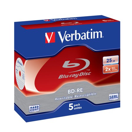 Verbatim 5 x BD-RE - 25 GB 2x - CD-eske