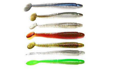 Lunker City Swimmin Ribster 10cm (10-Pack)
