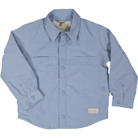 Geggamoja Vindjacka Skjortmodell Ytterplagg Unisex Blå 122/128