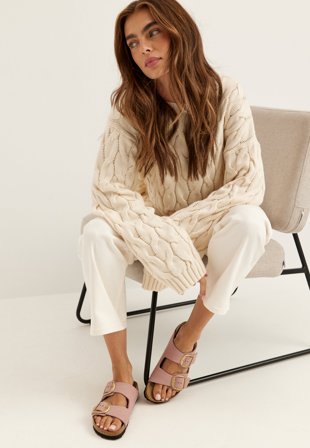 Birkenstock - Arizona Big Buckle Nubuck Leather - Soft Pink