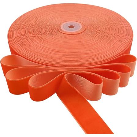 Vintage Orange Sammetband, 1 Tum X 30 Yards Enkelsidig Sammetband För Present