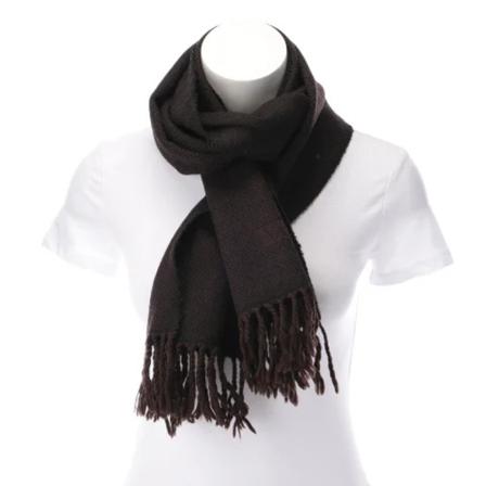 Valentino Vintage Pre-owned Ylle sjalar brun, Dam Vintage Accessoarer, Dam, Storlek: ONE SIZE