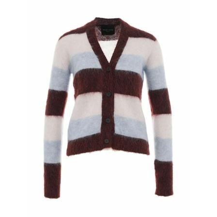 Roberto Collina Women& Clothing Stickat M28010 22 svart, Dam Koftor, Dam, Storlek: L
