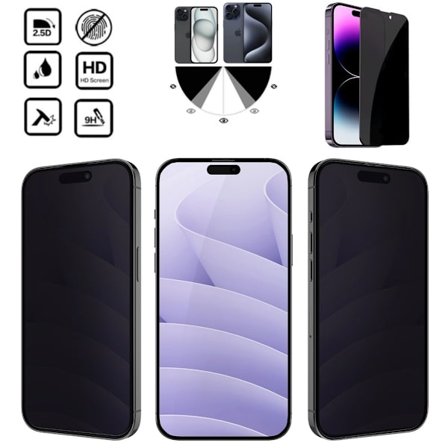 Iphone 15 Pro/ProMax/Plus/skal skärmskydd privacy -