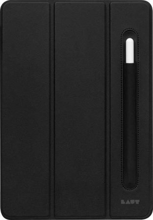 LAUT Huex Folio - beskyttelsesetui med holder til Apple Pencil til iPad Pro 12.9" 4/5/6G (sort)