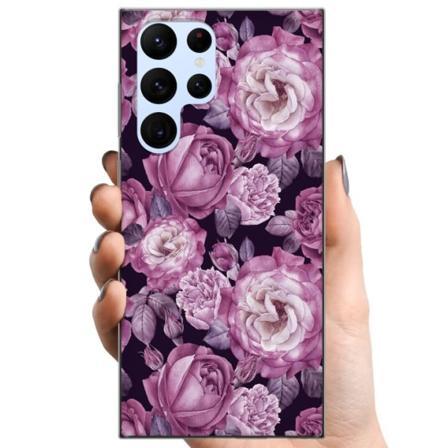 Samsung Galaxy S22 Ultra 5G TPU Mobilskal Blommor