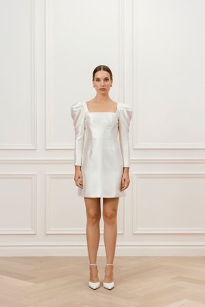 Malina Bridal - Ezra miniklänning - XXL - Cream