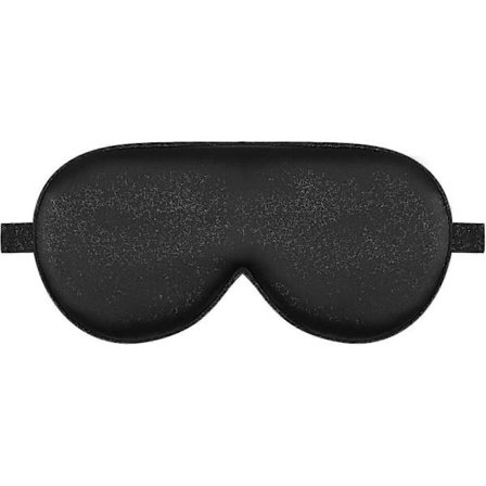 Bjørn Sovemaske Silke Kjølig - Ingen Trykk Øye Donuts Kontur - Håndlaget, Oppgradert Over Konvensjonelle "Flate" Masker (Svart, Gaveklar Emballasje)