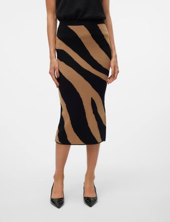 Vero Moda Vmnancy Nw 7/8 Skirt Boo - Brown - M