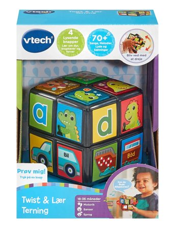 Vtech Vtech Twist & Teach Animal Cube Dk - Multi/patterned - DANISH