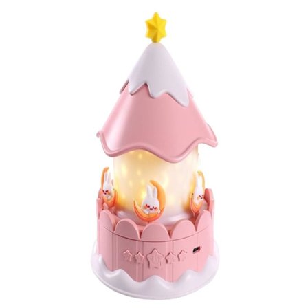 CP-XZMM Rosa Enhjørning Beroligende Musikprojektor