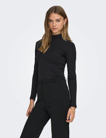 JDY Jdyava New Turtleneck Top Jrs Noos - Black - S