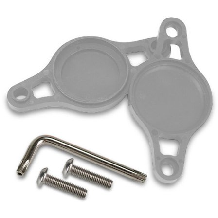 Polkupyörän piilotettu seurantatarvike - Pyörän vesipullotelineen kiinnitysklipsi - Harmaa