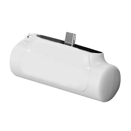 5000mAh Mini Powerbank Anime Tillbehör Cartoon Bild Kawaii Liten Bärbar Laddare Söta Mobil Ström Vit Typ C