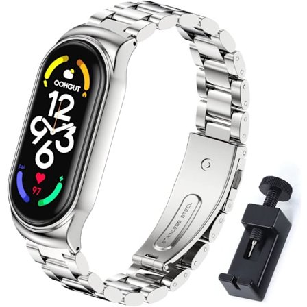 För Mi Band 7-rem, Xiaomi Mi Fit Band 7 Original Metal Strap-annons