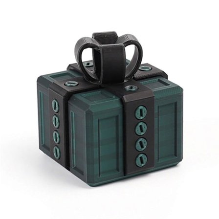 25-26 Irriterende Gaveeske med Skruer, Irriterende Gaveeske med Vrilager, 3D-Printet Spøk Skrueeske Gave til Barn Voksne