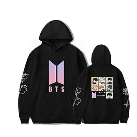 Bts hættetrøje Love Yourself Langærmet herre unisex H