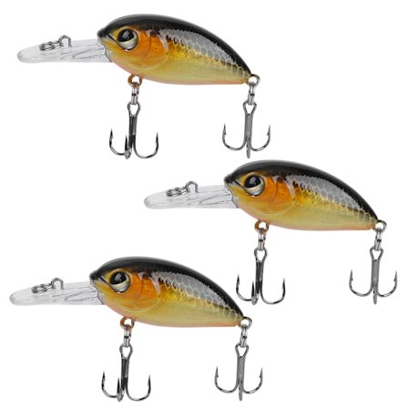 3 STK 6CM/5G Dykning 3D Øjne Lokkemad Kunstig Simulation Livagtig Agnfiskeri Tackle3#