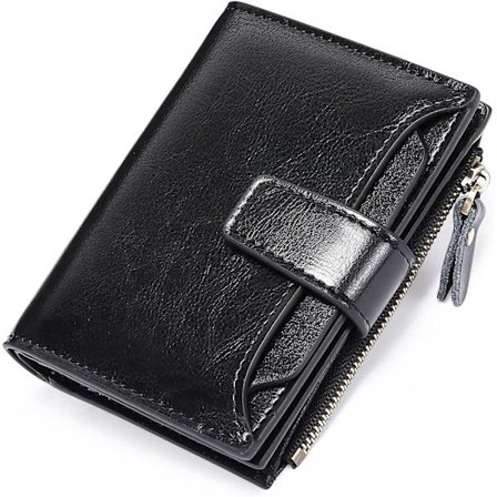 Plånbok, äkta läder, slimmad dam, present till kvinnor ()