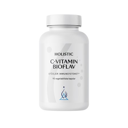 Holistic C-vitamin Bioflav, 500 mg, 90 kapsler - Bodyman.dk