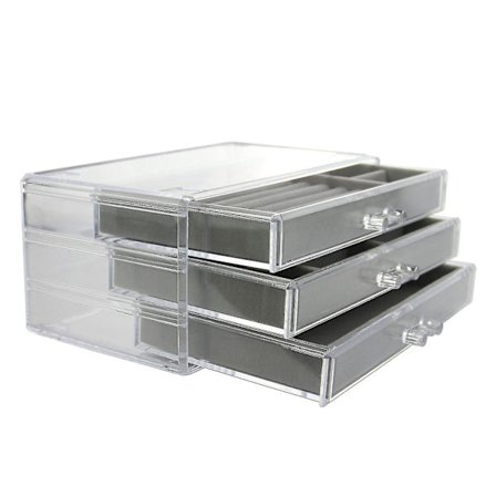 Låda Akryl Smyckeskrin | Pukkr Grå(Grå)