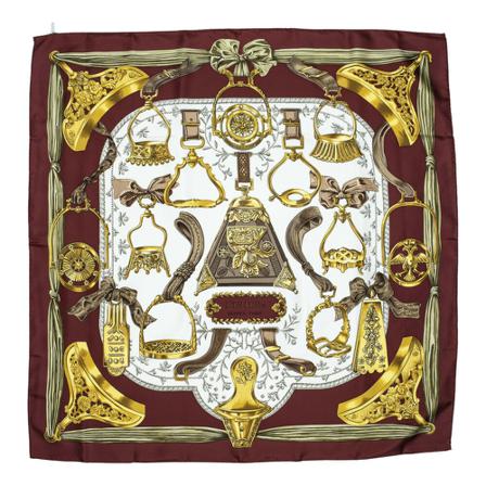 Hermès Vintage, Pre-owned Scarf Bruin, Dames, Maat:ONE Size