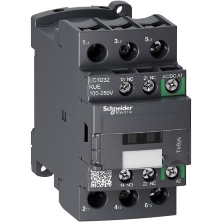 Schneider Electric LC1D32KUE Kontaktor 15 kW, 32 A 100-250 V, Elfordeling & strømforsyning