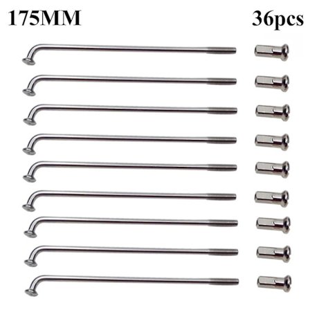 36 stk. cykeleger Langtidsholdbare multifunktionelle letvægts mountainbike-eger til cykel 175 mm