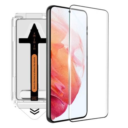 Enkel installering av Samsung Galaxy S24 Plus skjermbeskytter HD herdet glass