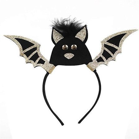 Multifunktionell Halloween Stor Fladdermus Hårband Dekorativt Hårband Tillbehör