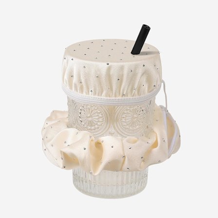 100% Ny Anti Spiking Drikkeovertræk til Kopper Glas Hår & Håndled Scrunchie Beskyt Dig Selv