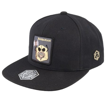 Critiql Hit - Black - snapback - Cap - Barbarian Class Black Snapback - Hatstore