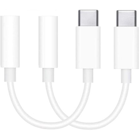(2st) Adapter USB-C till 3.5mm Adapter OnePlus hörlurar