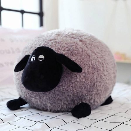 Härlig mjuk fylld får plysch kudde soffa hem kudde barn baby leksak gåva