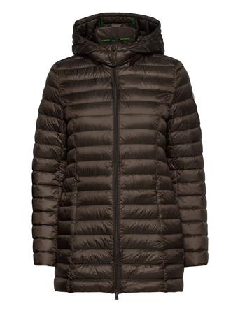 Nour Ml Capuche Mi-Long Basique Brown JOTT