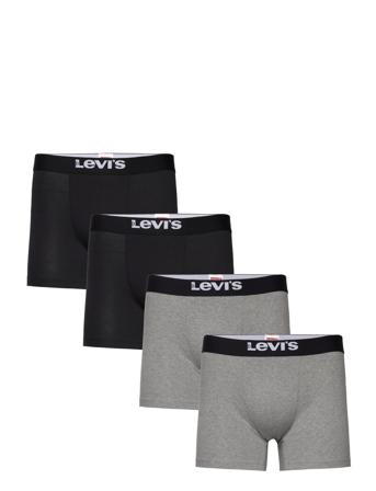 Levis Men Solid Basic Boxer Brief O Black Levi ́s