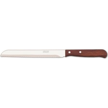 Arcos Latina 101500 brødkniv i Nitrum rustfrit stål og komprimeret træ mango med 17 cm klinge i æske.