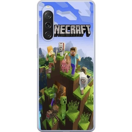 Yhteensopiva Puhelinkuori Sony Sony Xperia 10 V Minecraft