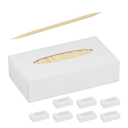 Tandpetare i trä, set om 8000 st