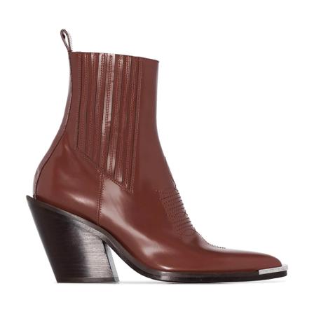 Paco Rabanne, Heeled Boots Bruin, Dames, Maat:39 EU