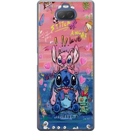 Sony Xperia 10 Plus Gjennomsiktig deksel Stitch kunst